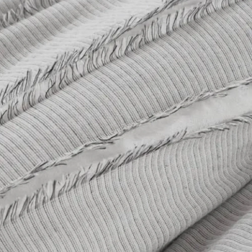 DKNY fringe duvet Cover & Shams